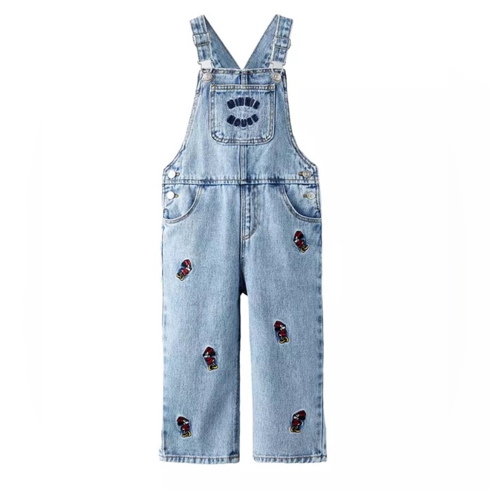 Zara Kids Blue Denim Overalls
